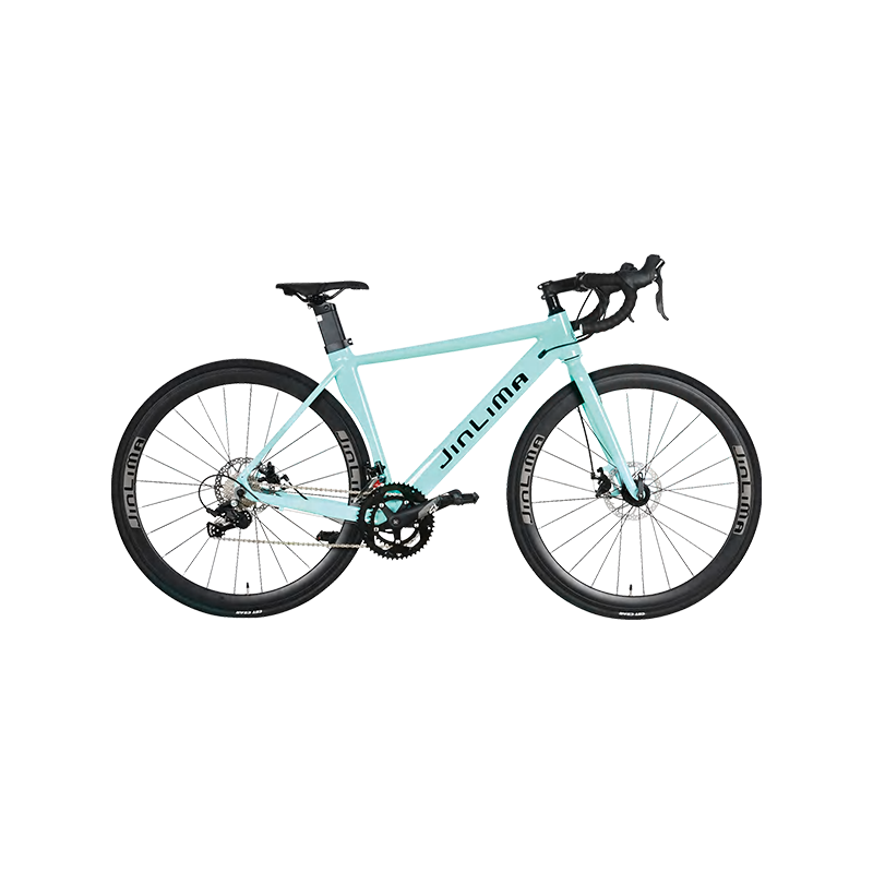HYB-024 700C 16-stupňový modrý ergonomický agilný cestný bicykel