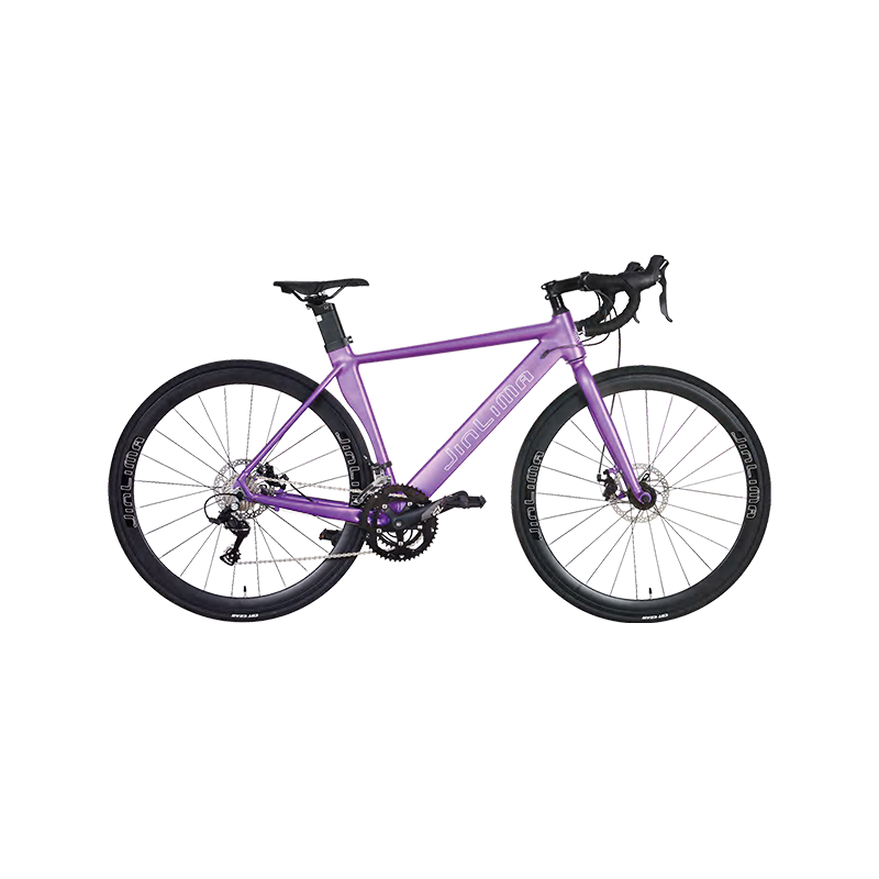 HYB-023 700C 16-stupňový fialový aerodynamický cestný bicykel