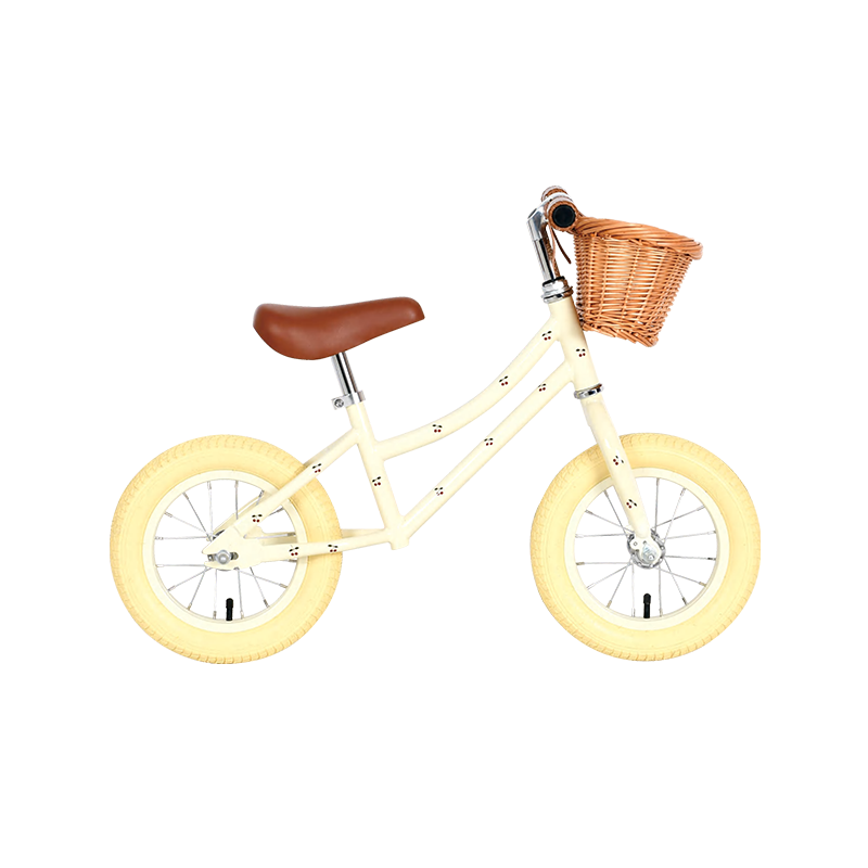 HYB-007 12 "Mimoriadne široké pneumatiky proti skĺznutiu riadidiel pre deti vyváženie bicykla s košom vhodným pre vek 4-8